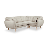 Elmbury Right Hand Corner Sofa Linen from Roseland Furniture