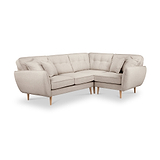 Elmbury Right Hand Corner Sofa Beige from Roseland Furniture