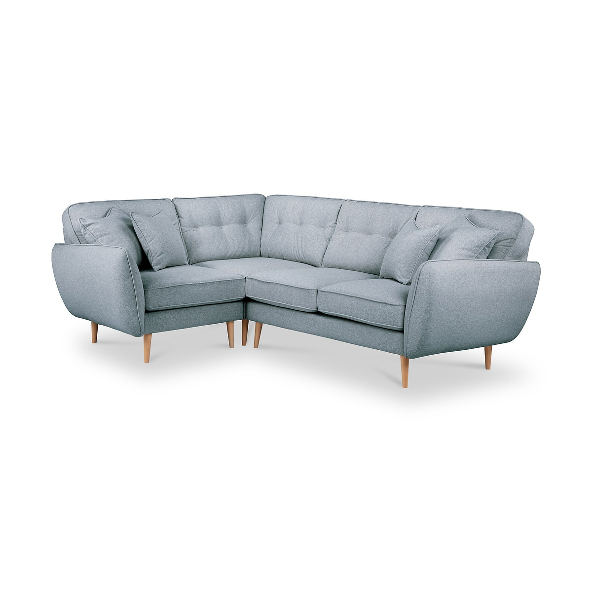 Elmbury Left Hand Corner Sofa Denim from Roseland Furniture