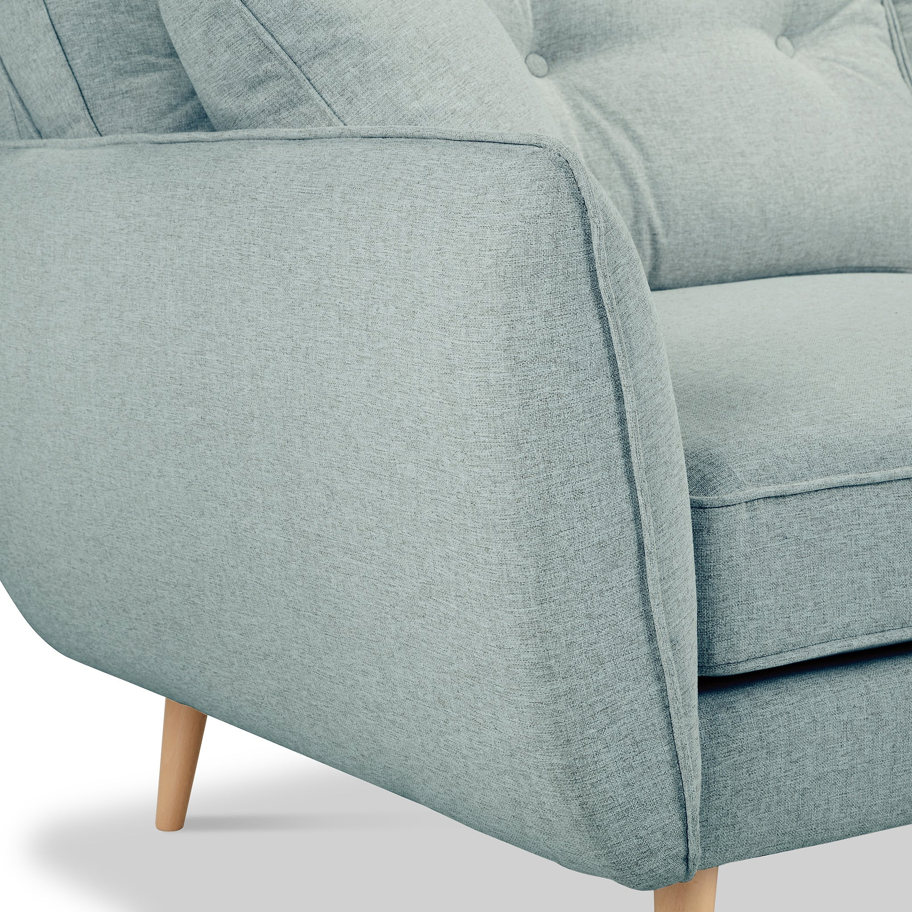 Elmbury Left Hand Corner Sofa Aqua from Roseland Furniture