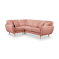Elmbury Left Hand Corner Sofa Coral from Roseland Furniture