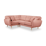 Elmbury Left Hand Corner Sofa Coral from Roseland Furniture