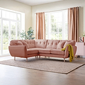 Elmbury Left Hand Corner Sofa Coral from Roseland Furniture