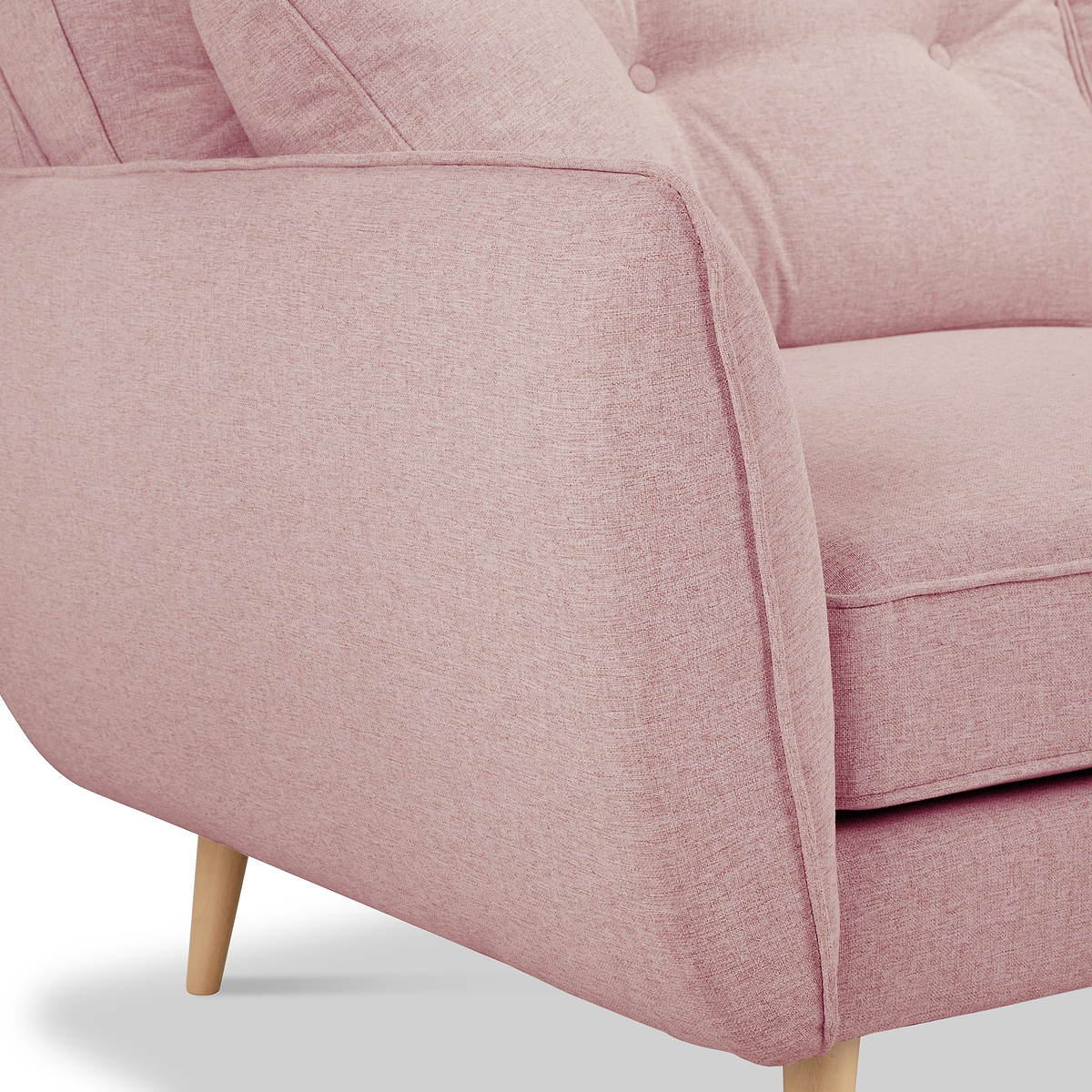 Elmbury Left Hand Corner Sofa Pink from Roseland Furniture
