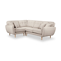 Elmbury Left Hand Corner Sofa Beige from Roseland Furniture