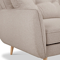 Elmbury Left Hand Corner Sofa Beige from Roseland Furniture