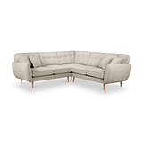 Elmbury Large Corner Sofa Linen from Roseland Furniture