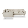 Elmbury Large Corner Sofa Linen from Roseland Furniture