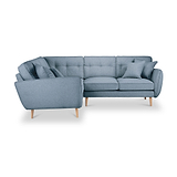 Elmbury Large Corner Sofa Denim from Roseland Furniture
