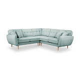 Elmbury Large Corner Sofa Aqua from Roseland Furniture