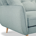 Elmbury Large Corner Sofa Aqua from Roseland Furniture