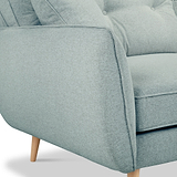 Elmbury Large Corner Sofa Aqua from Roseland Furniture