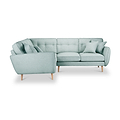 Elmbury Large Corner Sofa Aqua from Roseland Furniture