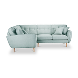 Elmbury Large Corner Sofa Aqua from Roseland Furniture