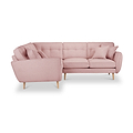 Elmbury Large Corner Sofa Pink from Roseland Furniture