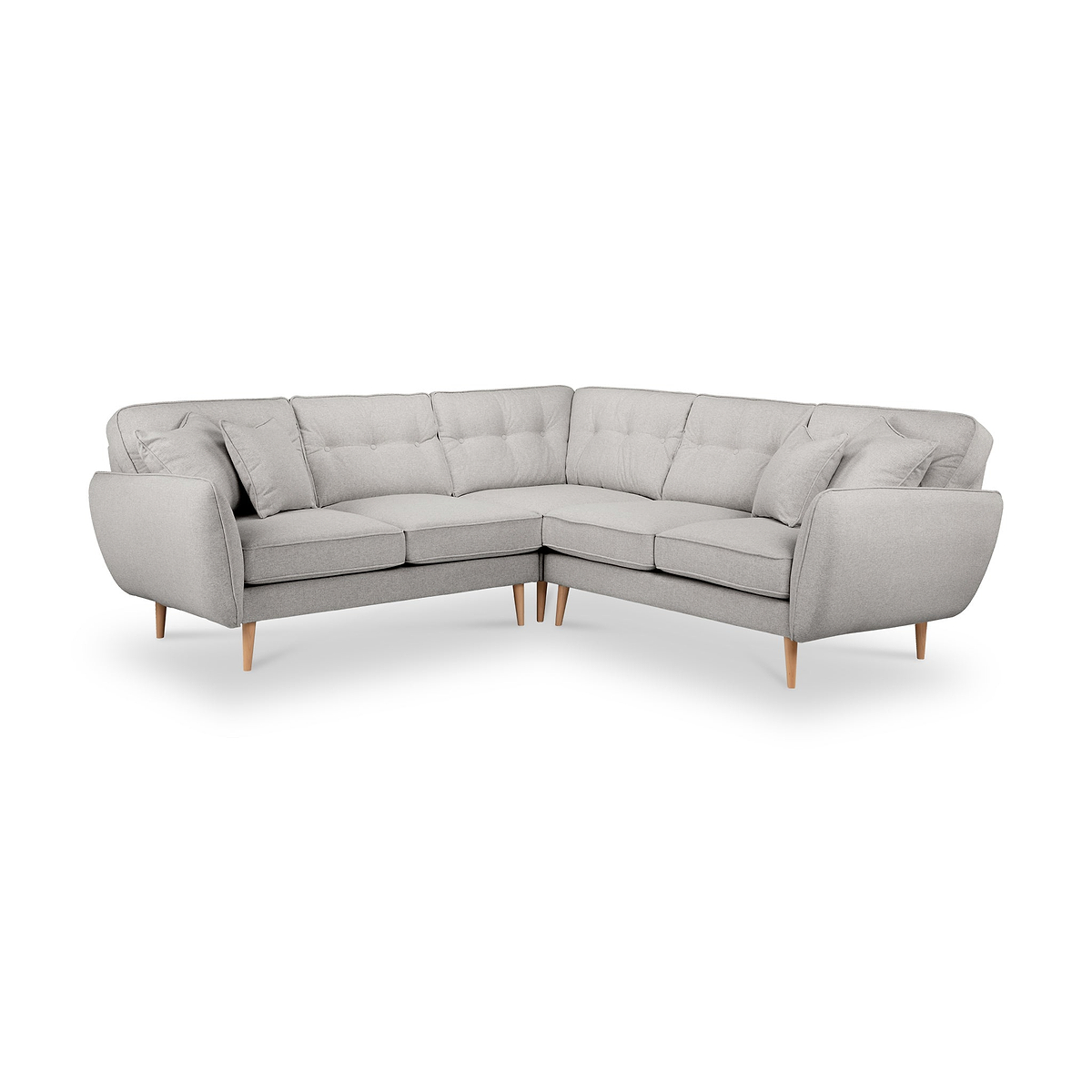 Elmbury Large Corner Sofa Ashen from Roseland Furniture