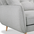 Elmbury Large Corner Sofa Ashen from Roseland Furniture