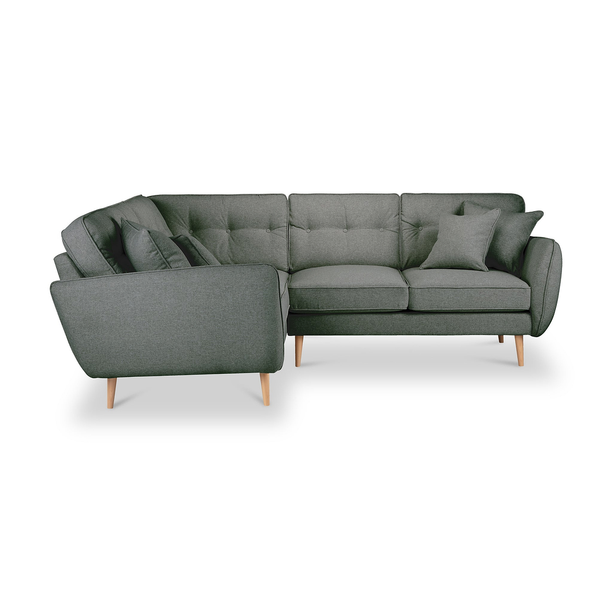 Elmbury Large Corner Sofa Slate from Roseland Furniture