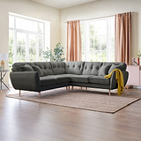 Elmbury Large Corner Sofa Slate from Roseland Furniture
