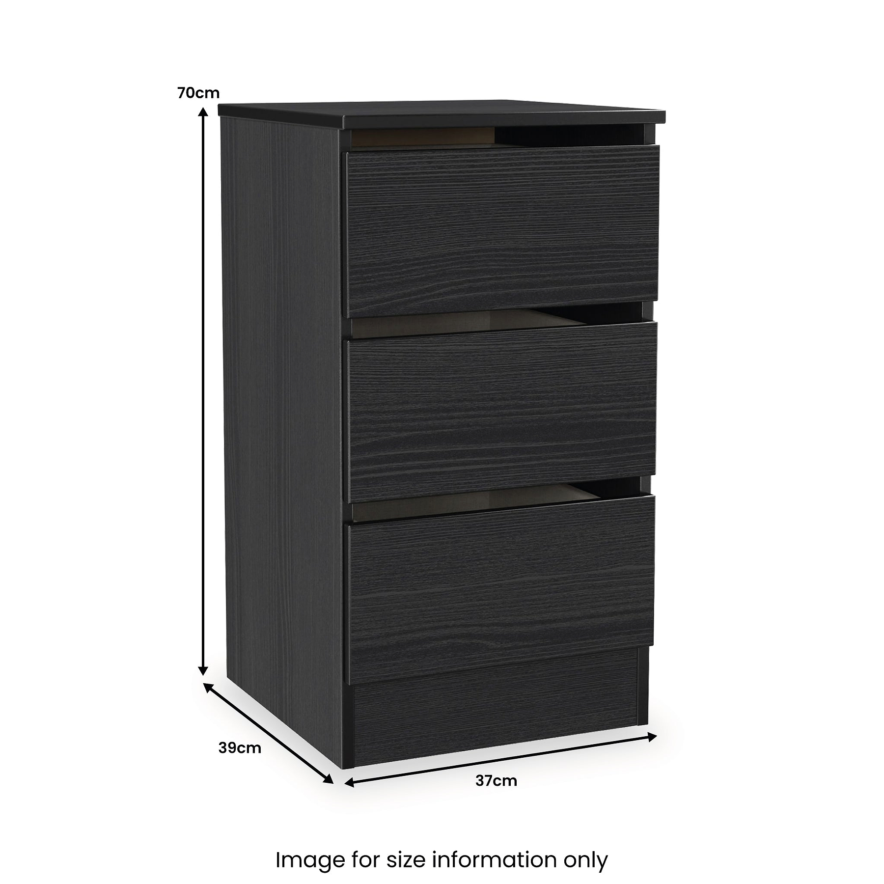 Langley 3 Piece Furniture Set Black from Roseland Furniture