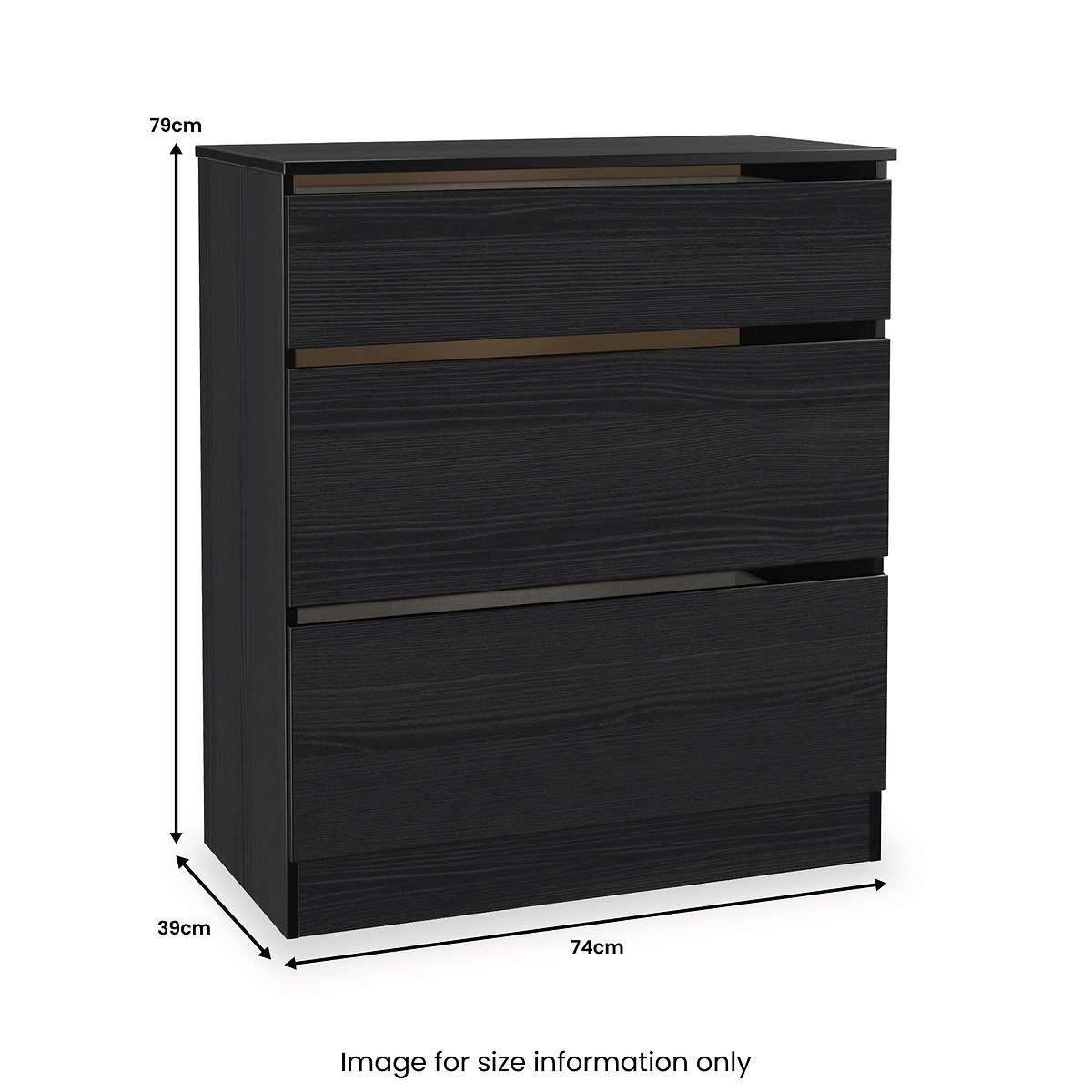 Langley 3 Piece Furniture Set Black from Roseland Furniture