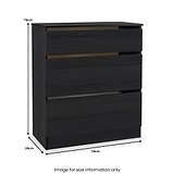 Langley 3 Piece Furniture Set Black from Roseland Furniture