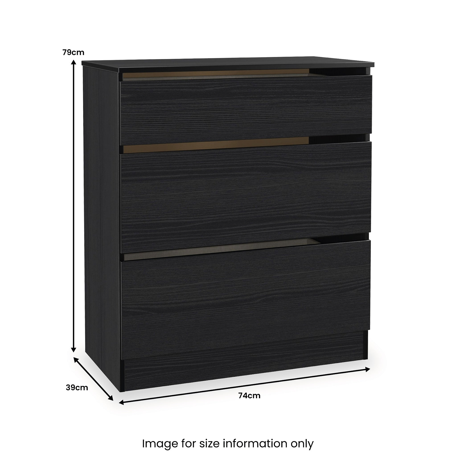 Langley 3 Piece Furniture Set Black from Roseland Furniture