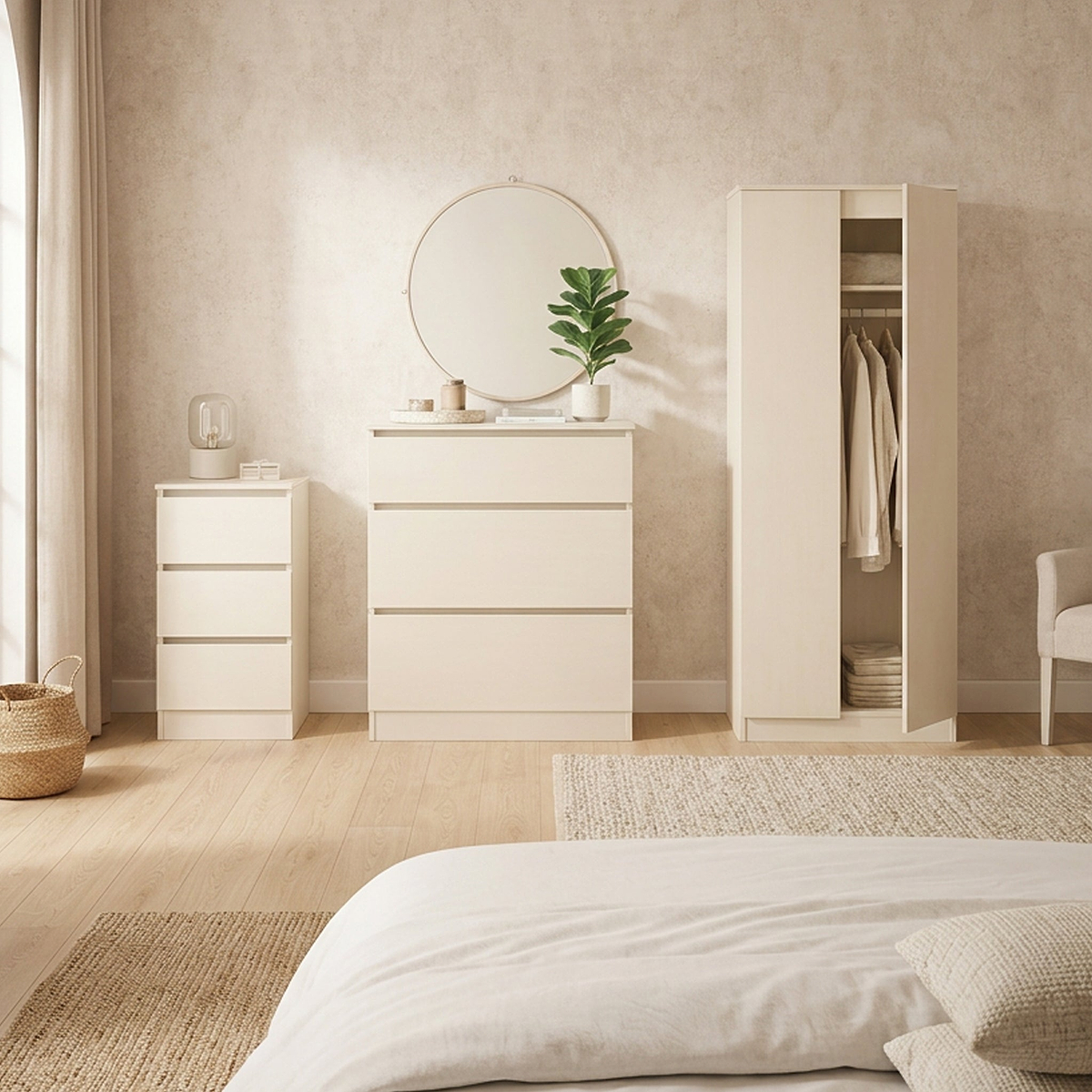 Langley 3 Piece Furniture Set Cashmere from Roseland Furniture