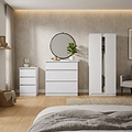 Langley 3 Piece Furniture Set White from Roseland Furniture