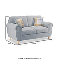 Rusford 2 Seater Sofa Ocean from Roseland Furniture