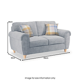 Rusford 2 Seater Sofa Ocean from Roseland Furniture