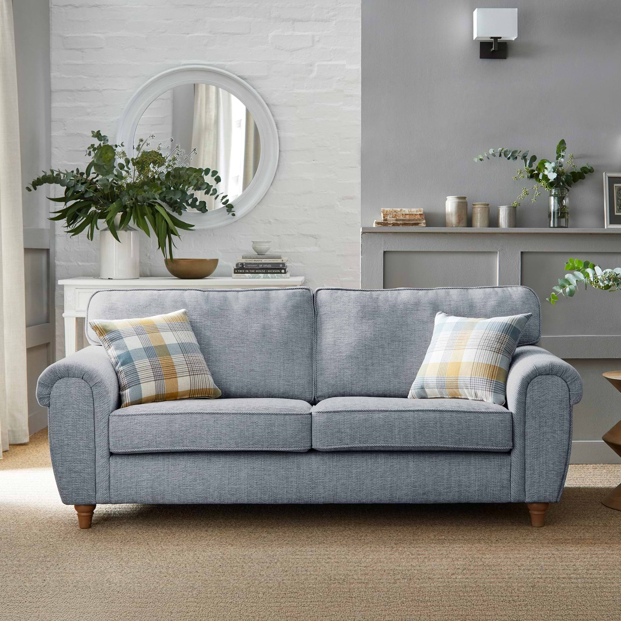 Rusford 3 Seater Sofa Ocean from Roseland Furniture