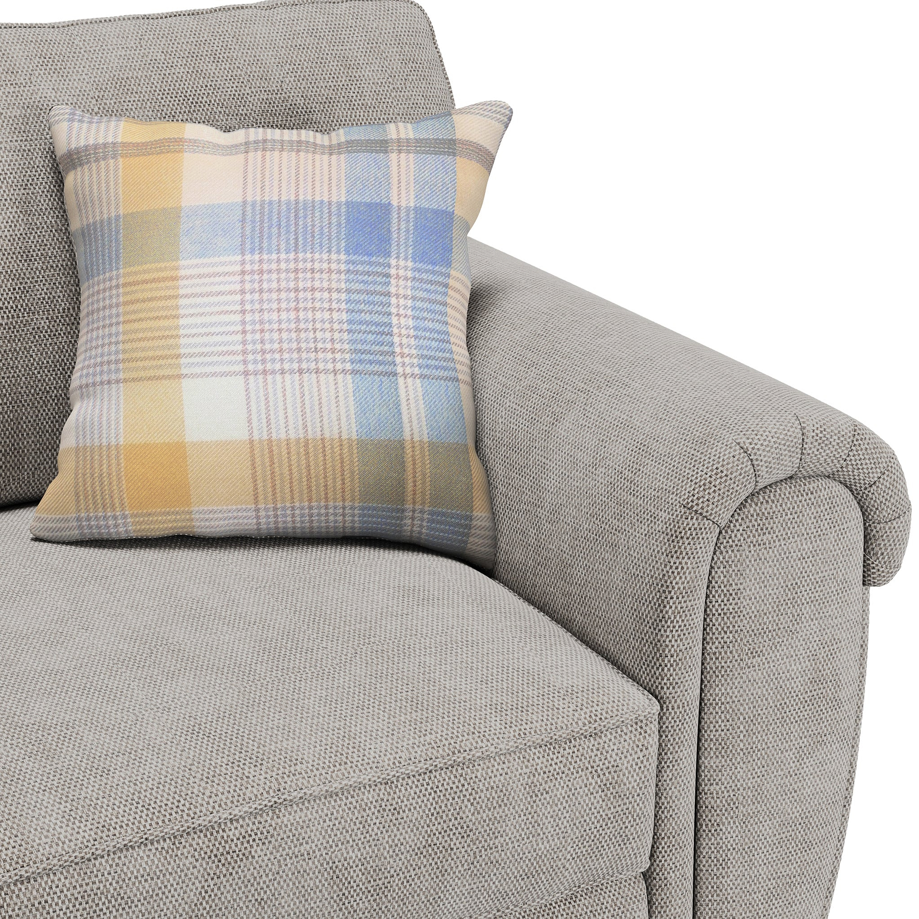 Rusford 3 Seater Sofa Grey from Roseland Furniture