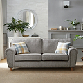 Rusford 3 Seater Sofa Grey from Roseland Furniture