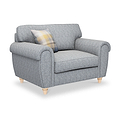 Rusford Snuggler Armchair Ocean from Roseland Furniture