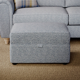 Rusford Storage Footstool Ocean from Roseland Furniture