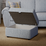 Rusford Storage Footstool Ocean from Roseland Furniture