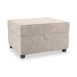 Rusford Storage Footstool Sand from Roseland Furniture