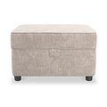Rusford Storage Footstool Sand from Roseland Furniture
