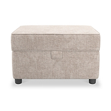 Rusford Storage Footstool Sand from Roseland Furniture