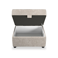 Rusford Storage Footstool Sand from Roseland Furniture