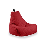 Quilted Mighty B Beanbag in Red from Roseland Furniture