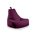 Quilted Mighty B Beanbag in Berry from Roseland Furniture