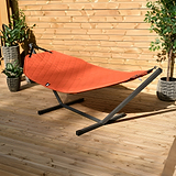 Extreme Lounging Orange B Hammock with Cushion for outdoor patio