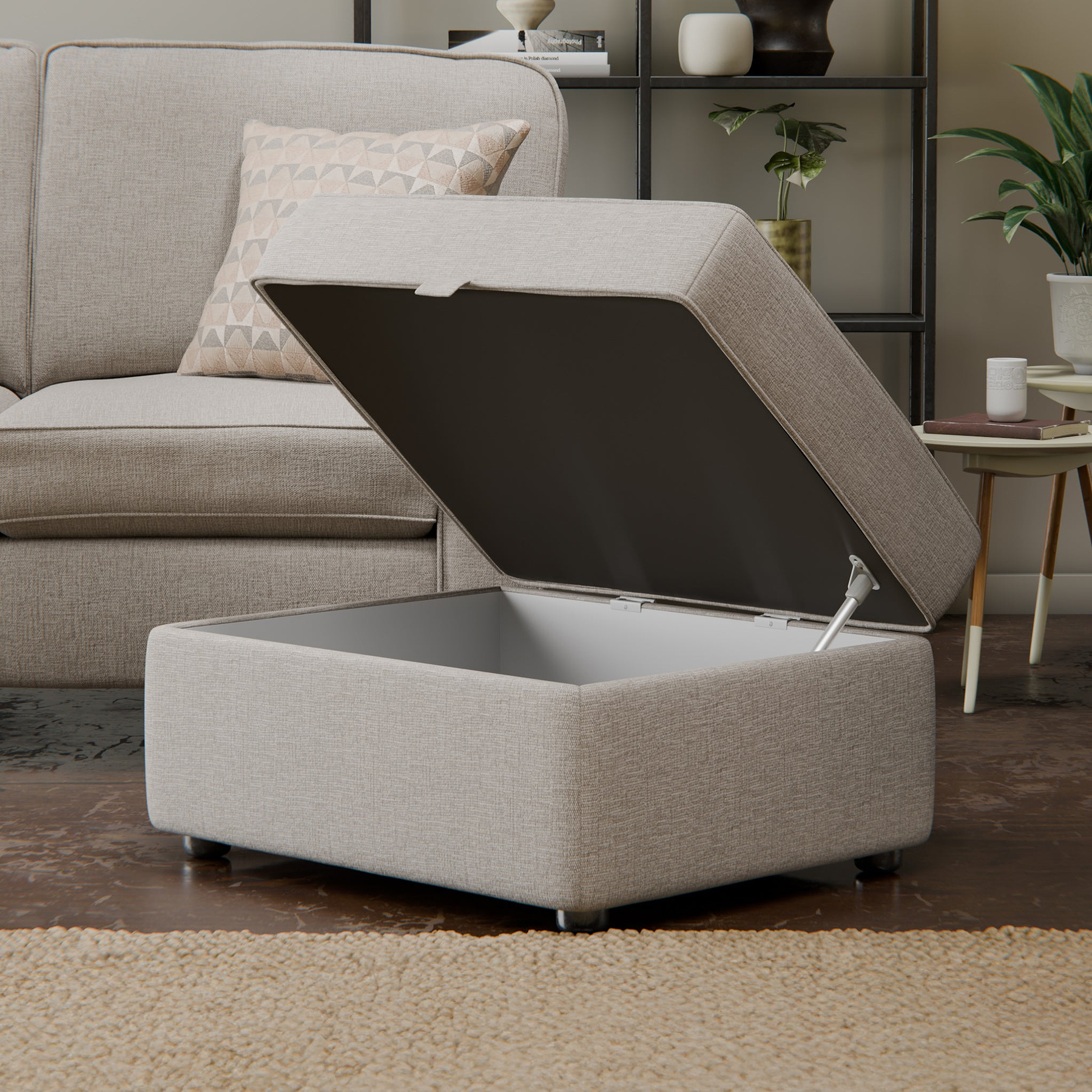 Dartmoor Storage Footstool from Roseland Furniture