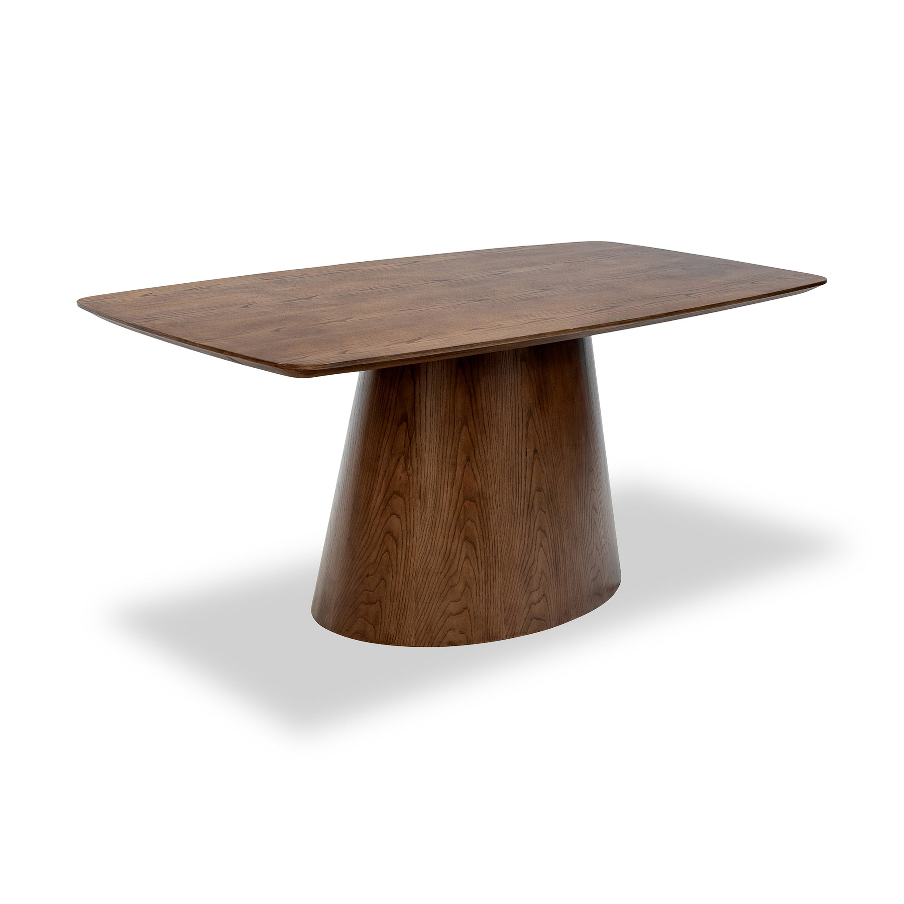 Ashcroft 180cm Cylindrical Base Dining Table Dims from Roseland Furniture