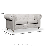 Everett 2 Seater Sofa Ash Washed Oak Feet from Roseland Furniture