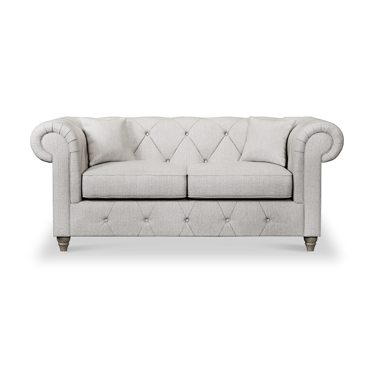 Everett 2 Seater Sofa Ash Washed Oak Feet from Roseland Furniture