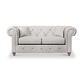 Everett 2 Seater Sofa Ash Walnut Feet from Roseland Furniture
