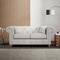 Everett 2 Seater Sofa Ash Walnut Feet from Roseland Furniture